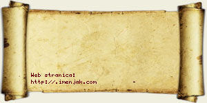 Miljana Zimonjić vizit kartica